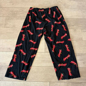 Men's Budweiser Black Red Logo Lounge Pants XL